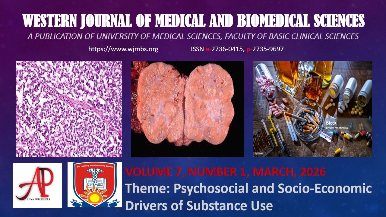 					View Vol. 7 No. 1 (2026): Psychosocial and Socio-Economic Drivers of Substance Use
				